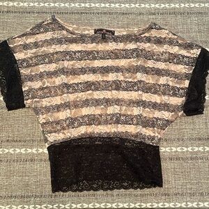 Almost Famous Small Lace Top.